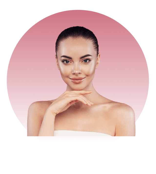 Elegant woman with sleek hairstyle